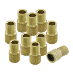 10 ADAPTADOR RACORD LATON V/FINA-V/SCHRD C/ RETEN
