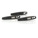 XLC TO-S59 desmontable acero plastico negro (3 UNIDADES)