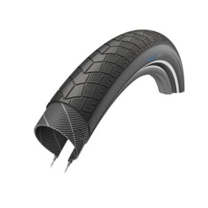 XLC VT-C01 CUBIERTA BIG-X 26x2.0 (50-559) NEGRO REFLECTANTE
