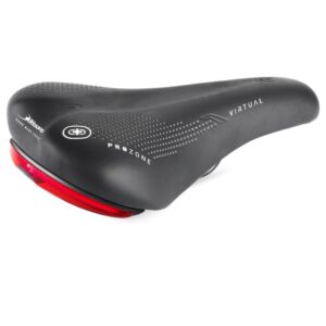 Sillin VIRTUAL MTB COMFORT negro con luz