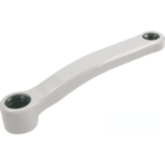 BIELA IZQUIERDA 170MM ACERO/NYLON NEGRO CURVA