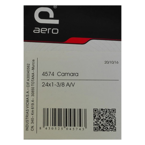 Cámara 24x1⅜ Válvula Schrader AERO