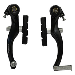 Jgo. puentes freno v-brake alhonga aluminio negro