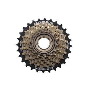 SHIMANO Rueda libre múltiple MF-TZ500-7 7 velocidades 14-16-18-20-22-24-28D Sin protector de radios
